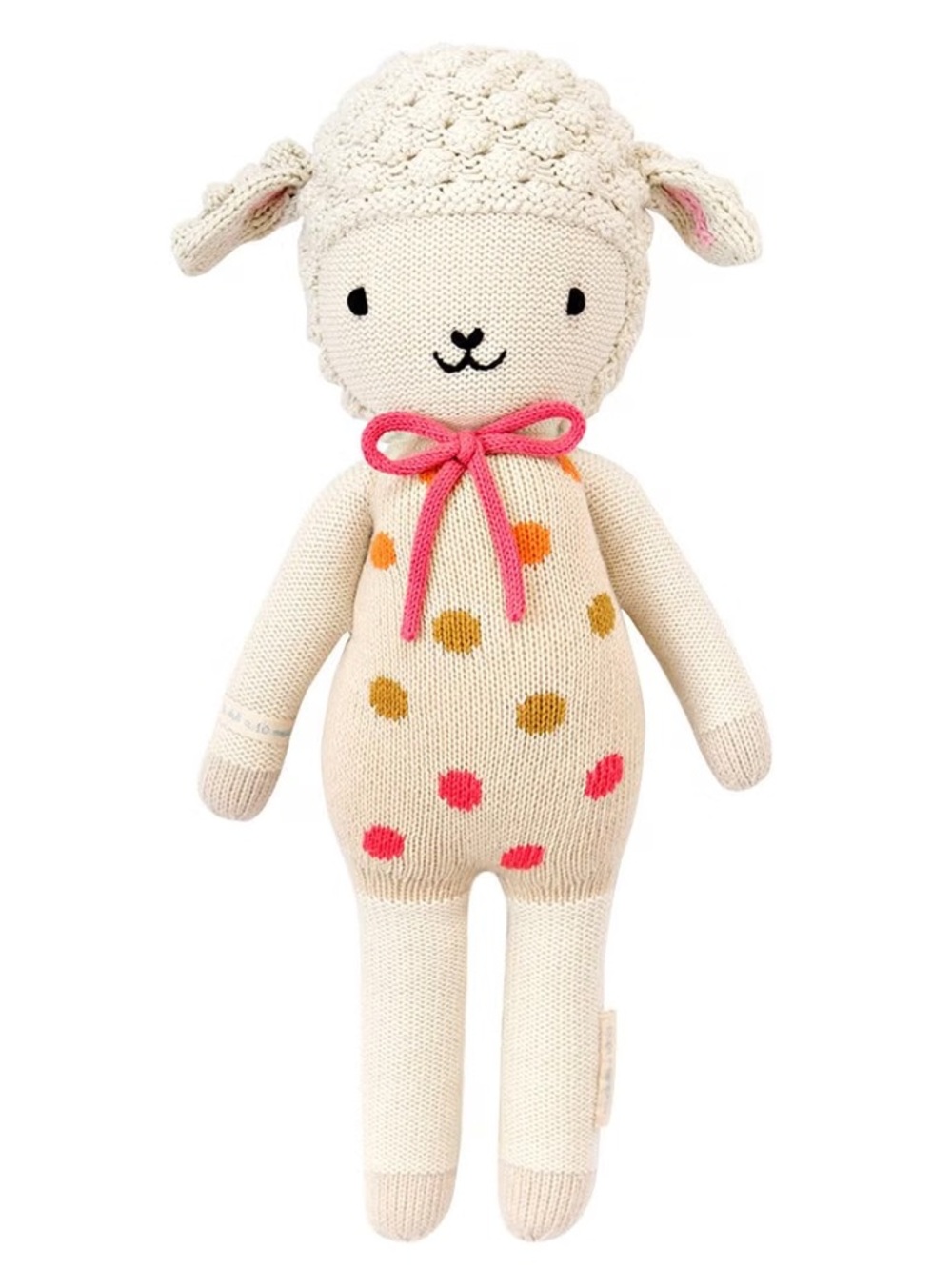 Cuddle + Kind Lucy the Lamb hand Knit Doll 20 inches stuffed animal baby shower